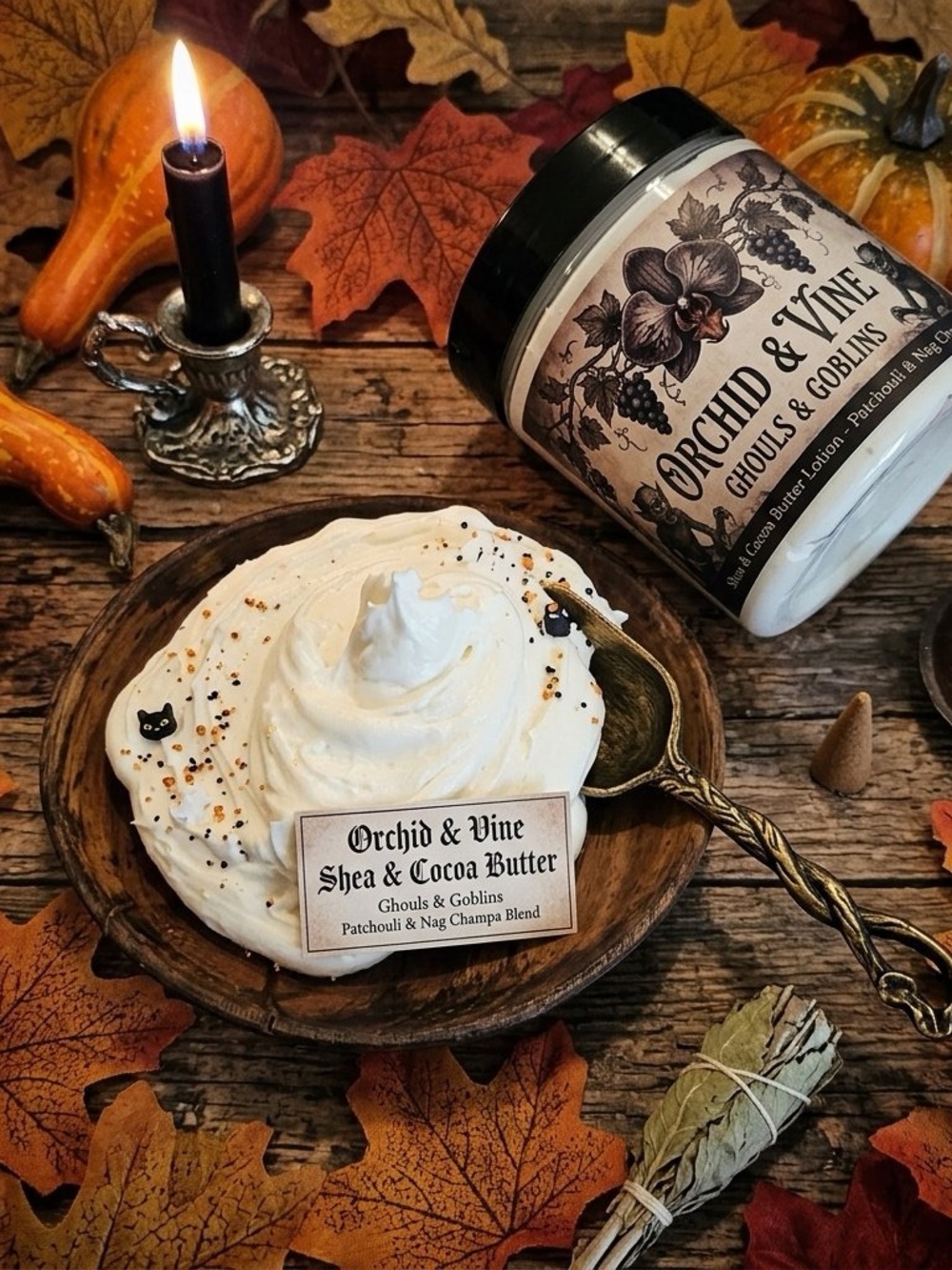Orchid & Vine Ghouls & Goblins Shea & Cocoa Butter Lotion Skin Nutrition